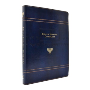Bíblia Judaica Completa | Letra Normal | Capa Luxo Azul