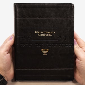 Segunda imagem do produto Bíblia Judaica Completa | Letra Normal | Capa Luxo Preta