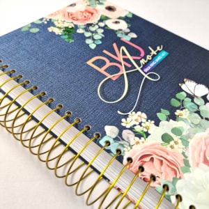 Segunda imagem do produto Bíblia King James 1611 Anote Blue Jeans | BKJ | Letra Normal | Com Espaço Para Anotações