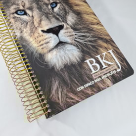Segunda imagem do produto Bíblia King James 1611 Anote Leão Adonai | BKJ | Letra Normal | Com Espaço Para Anotações