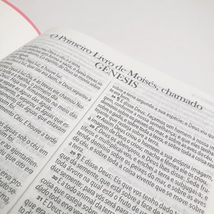Bíblia King James 1611 | Fiel | Ultrafina Rosa