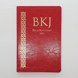 Bíblia King James 1611 | Fiel | Ultrafina Vermelho