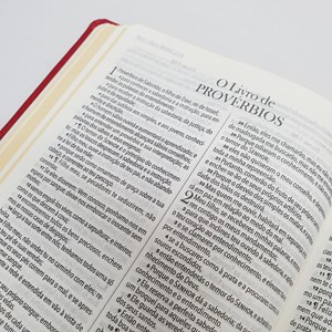 Bíblia King James 1611 | Fiel | Ultrafina Vermelho