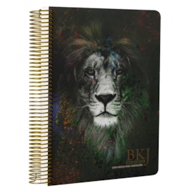 Bíblia King James 1611 Leão Glória e Honra | BKJ | Letra Normal | Capa Dura Espiral Com Espaço Para Anotações