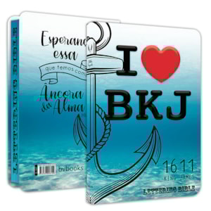Segunda imagem do produto Bíblia King James 1611 Ultra Fina Lettering Bible | Letra Normal | Capa I Love BKJ