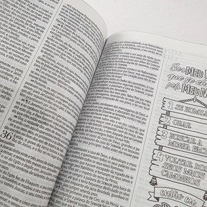 Bíblia King James 1611 Ultra Fina Lettering Bible | Letra Normal | Capa Leão e Cordeiro