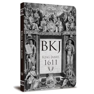 Bíblia King James 1611 Ultra Fina Lettering Bible | Letra Normal | Capa Tradicional Retrô
