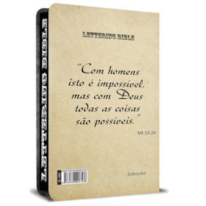 Segunda imagem do produto Bíblia King James 1611 Ultra Fina Lettering Bible | Letra Normal | Capa Tradicional Retrô
