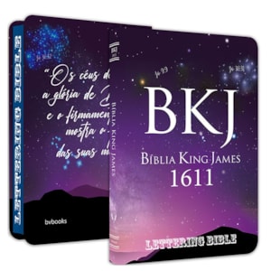 Segunda imagem do produto Bíblia King James 1611 Ultra Fina Lettering Bible | Letra Normal | Capa Universo