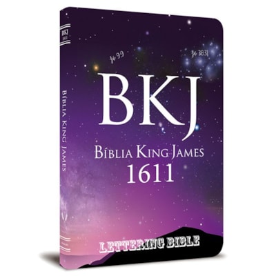 Bíblia King James 1611 Ultra Fina Lettering Bible | Letra Normal | Capa Universo