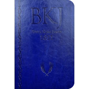 Bíblia King James 1611 Ultrafina Ampliada | Letra Normal | Capa Luxo Azul