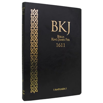 Bíblia King James 1611 Ultrafina Ampliada | Letra Normal | Capa Preta