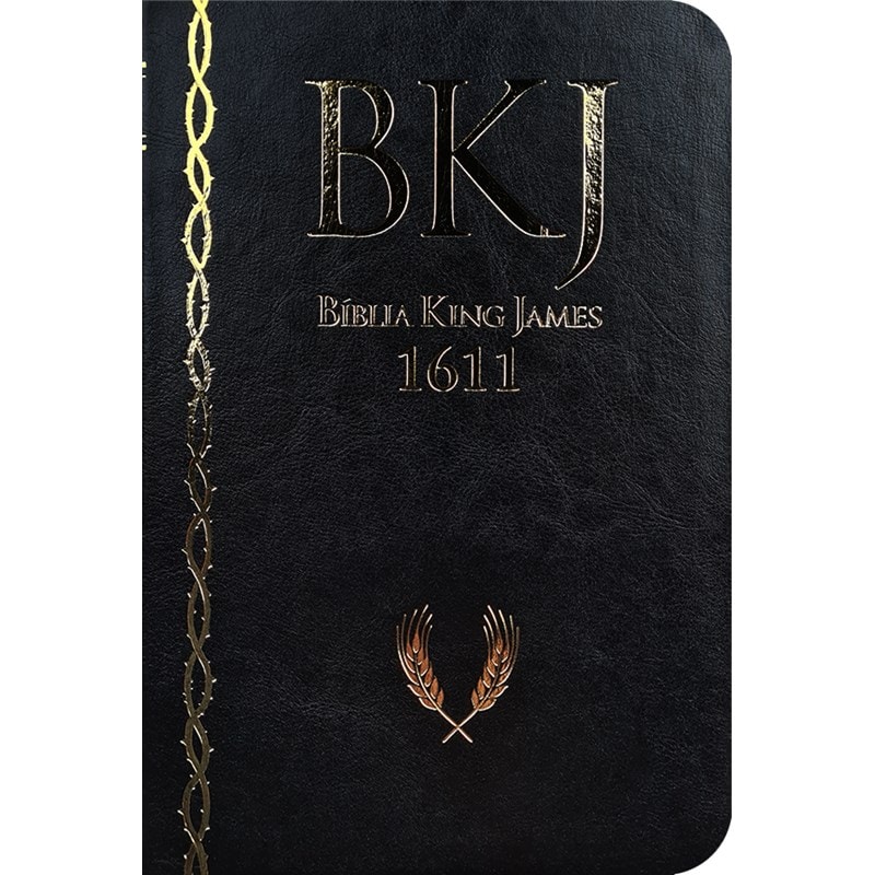 Bíblia King James 1611 Ultrafina Ampliada Letra Normal Capa Preta Plenitude Distribuidora
