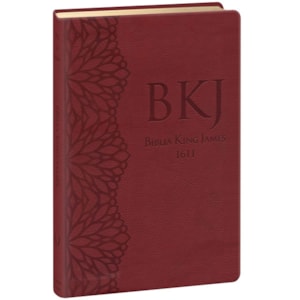 Bíblia King James 1611 Ultrafina Gigante | Vinho
