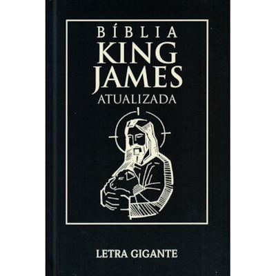 Segunda imagem do produto Bíblia King James Atualizada Jesus Minimalista | KJA | Letra Gigante | Capa Dura