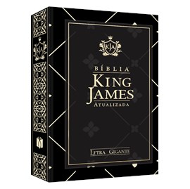 Bíblia King James Atualizada | KJA | Letra Gigante | Capa Dura Preta