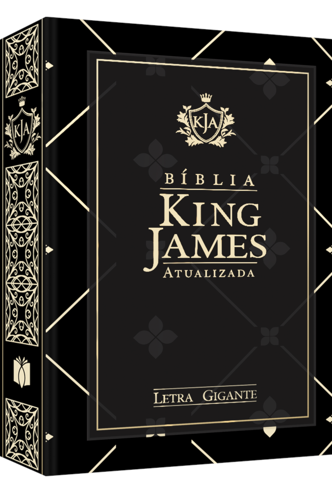 Bíblia King James Atualizada | KJA | Letra Gigante | Capa Dura Preta