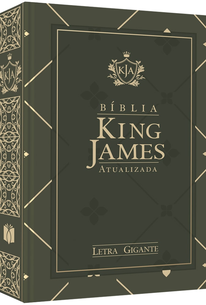 Bíblia King James Atualizada | KJA | Letra Gigante | Capa Dura Verde