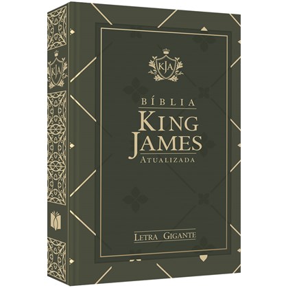 Bíblia King James Atualizada | KJA | Letra Gigante | Capa Dura Verde