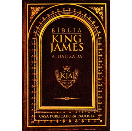 Bíblia King James Atualizada | KJA | Letra Hipergigante | Capa Brochura Vintage