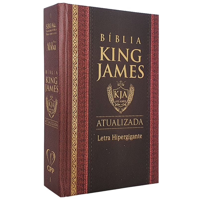 Bíblia King James Atualizada | KJA | Letra Hipergigante | Capa Dura ...