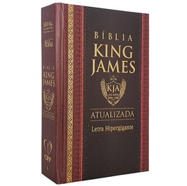 Bíblia King James Atualizada | KJA | Letra Hipergigante | Capa Dura Clássica