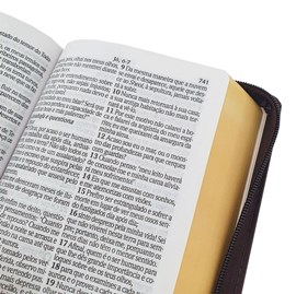 Bíblia King James Atualizada | KJA | Letra Hipergigante | Capa Marrom C/ Zíper