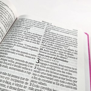 Bíblia King James Atualizada | KJA | Letra Jumbo | Capa Cover Book Pink