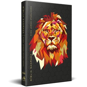 Bíblia King James Atualizada Leão Geométrico | KJA | Capa Dura