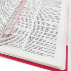 Segunda imagem do produto Bíblia King James Atualizada Slim | KJA | Rosa Claro e Pink