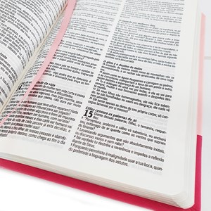Bíblia King James Atualizada Slim | KJA | Rosa Claro e Pink
