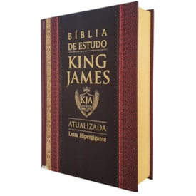 Segunda imagem do produto Bíblia King James de Estudo Atualizada | KJA | Letra Hipergigante | Capa Dura Clássica