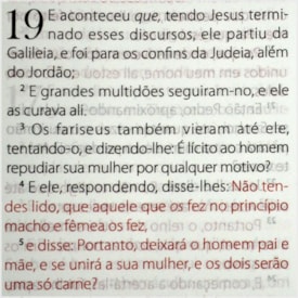 Segunda imagem do produto Bíblia King James Fiel 1611 | BKJ | Letra Normal | Luxo Preta Concordância e Pilcrows