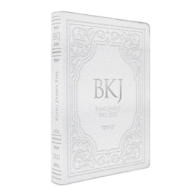Bíblia King James Fiel 1611 | Extra Gigante | Capa Luxo Branca