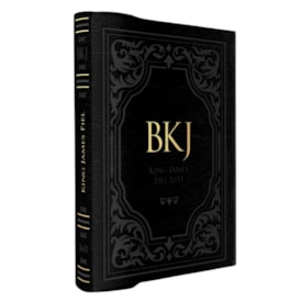 Bíblia King James Fiel 1611 | Extra Gigante | Capa Luxo Preta