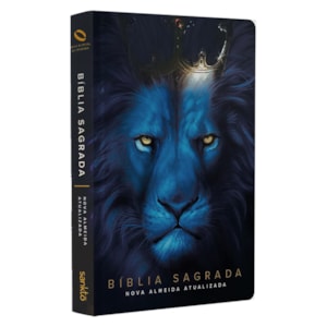 Bíblia Leão Azul | NAA | Letra Normal | Capa Dura