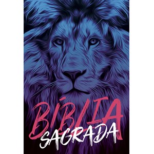 Bíblia Leão Azul | NAA Letra Normal | Capa Dura