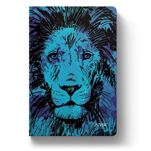 Bíblia Leão Azul | NVI | Letra Normal | Capa Flexível