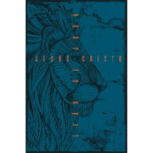 Bíblia Leão de Judá | NVT Letra Grande | Capa Soft Touch Azul