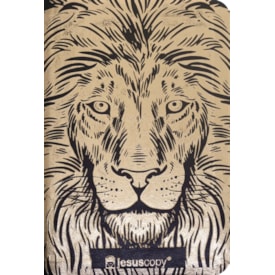 Bíblia Leão Dourado Jesus Copy | NVI | Letra Normal |  Capa Luxo