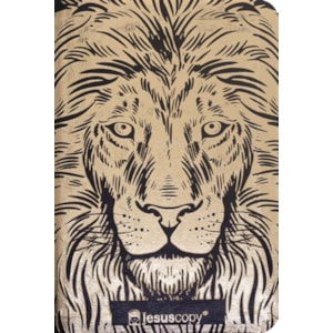 Bíblia Leão Dourado Jesus Copy | NVI | Letra Normal |  Capa Luxo