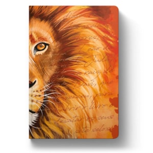 Segunda imagem do produto Bíblia Leão Laranja | ACF | Letra Grande | Capa Dura Soft Touch