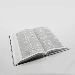Bíblia Leão Preto e Branco | ARC | Letra Normal | Harpa e Corinhos | Capa Dura