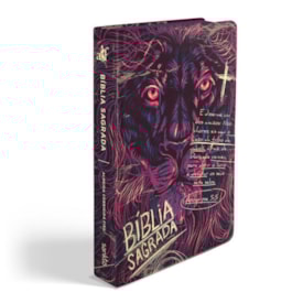 Segunda imagem do produto Bíblia Lion Chalk | ACF | Letra Grande | Capa Dura Soft Touch