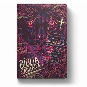 Bíblia Lion Chalk | ACF | Letra Grande | Capa Dura Soft Touch