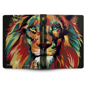 Bíblia Lion Color Nature | NVT Letra Normal | Capa Soft-Touch