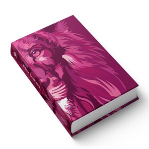 Bíblia Lion Colors Pink POP | NVT | Letra Normal | Capa Dura