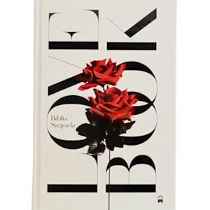 Bíblia Love Book Rosa Jesus Copy | NAA | Letra Normal | Capa Dura