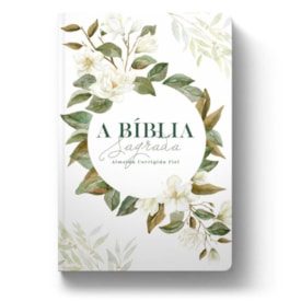 Segunda imagem do produto Bíblia Magnólia Branca | ACF | Letra Grande | Capa Dura Soft Touch