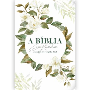 Bíblia Magnólia Branca | ACF | Letra Grande | Capa Dura Soft Touch